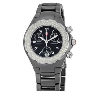 Michele Black Ceramic Diamond 💎 Watch